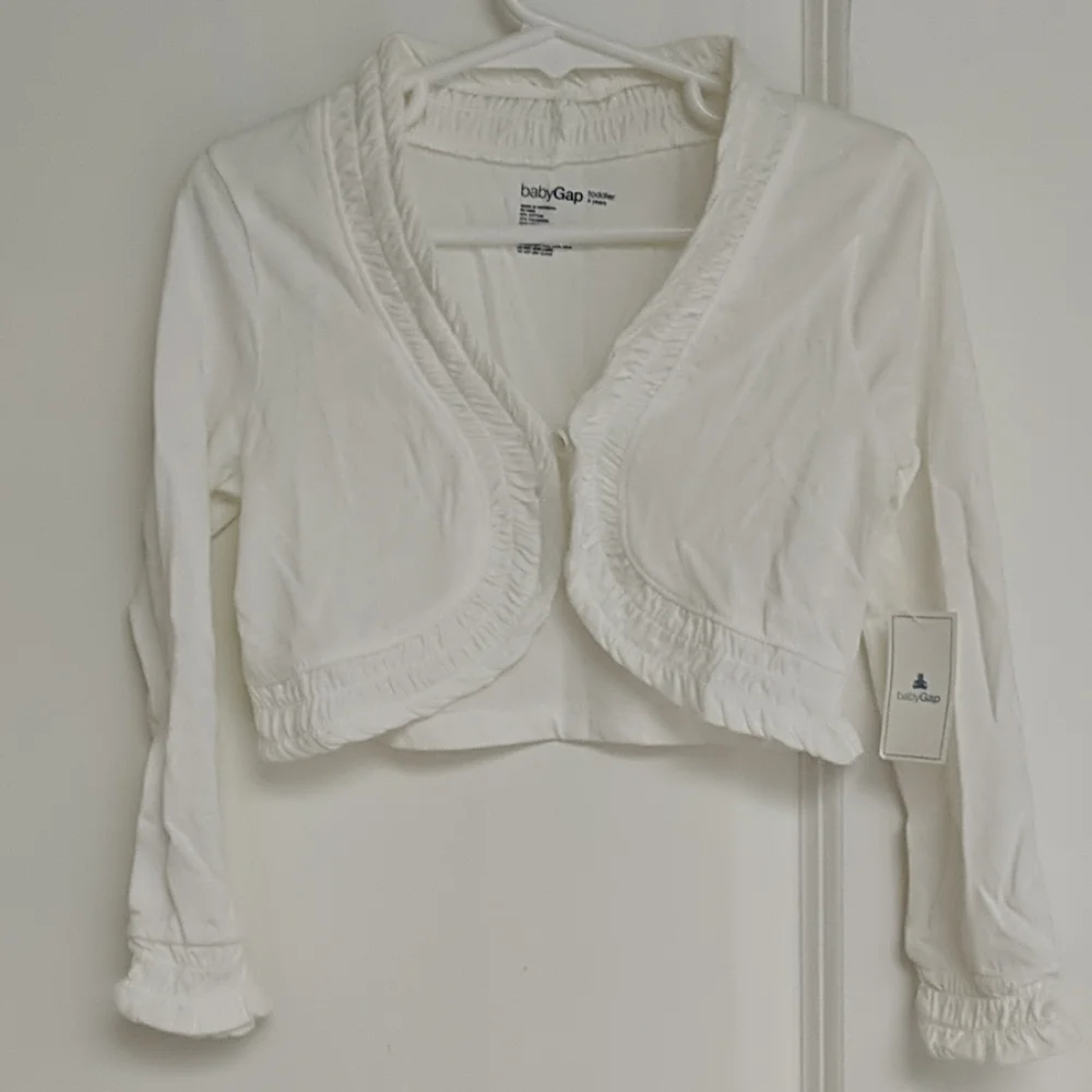 Baby Gap white cardigan